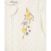 Pijama Niñas Primavera Crema 6m